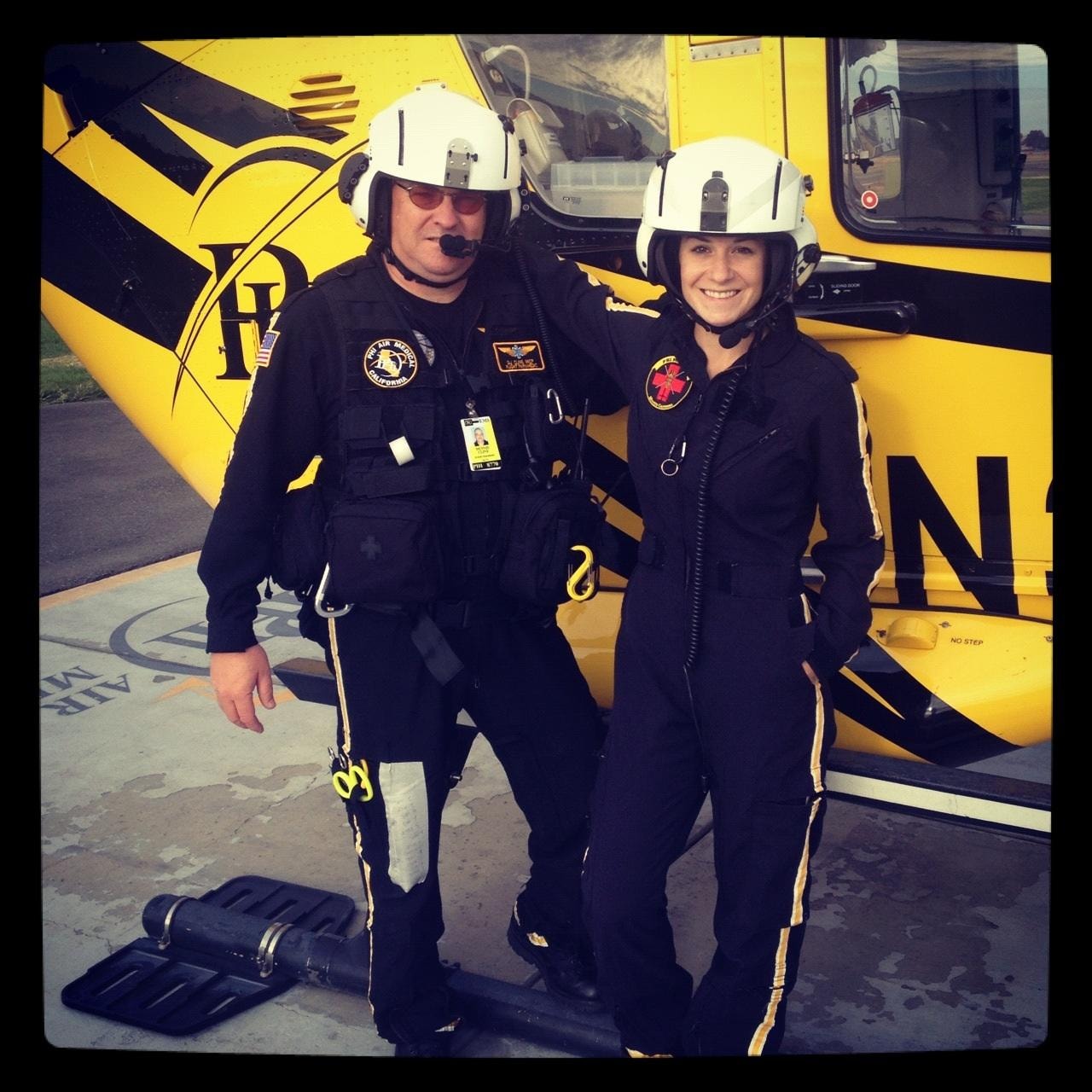 Daughter ride-along with DJ Cline at PHI Air Medical