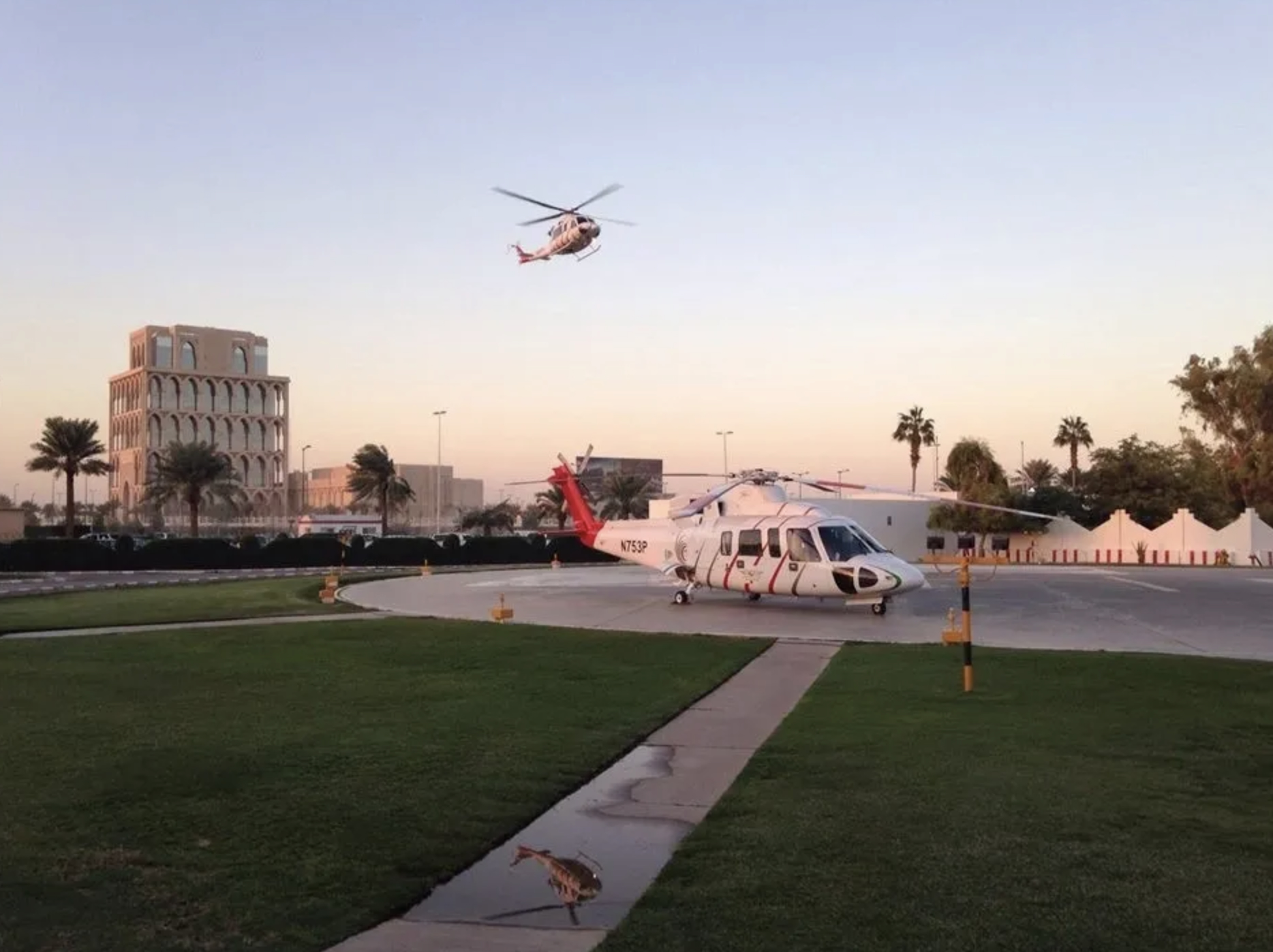Saudi Arabia dual helicopter operations
