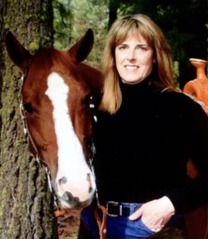 Cinder Dee with horse