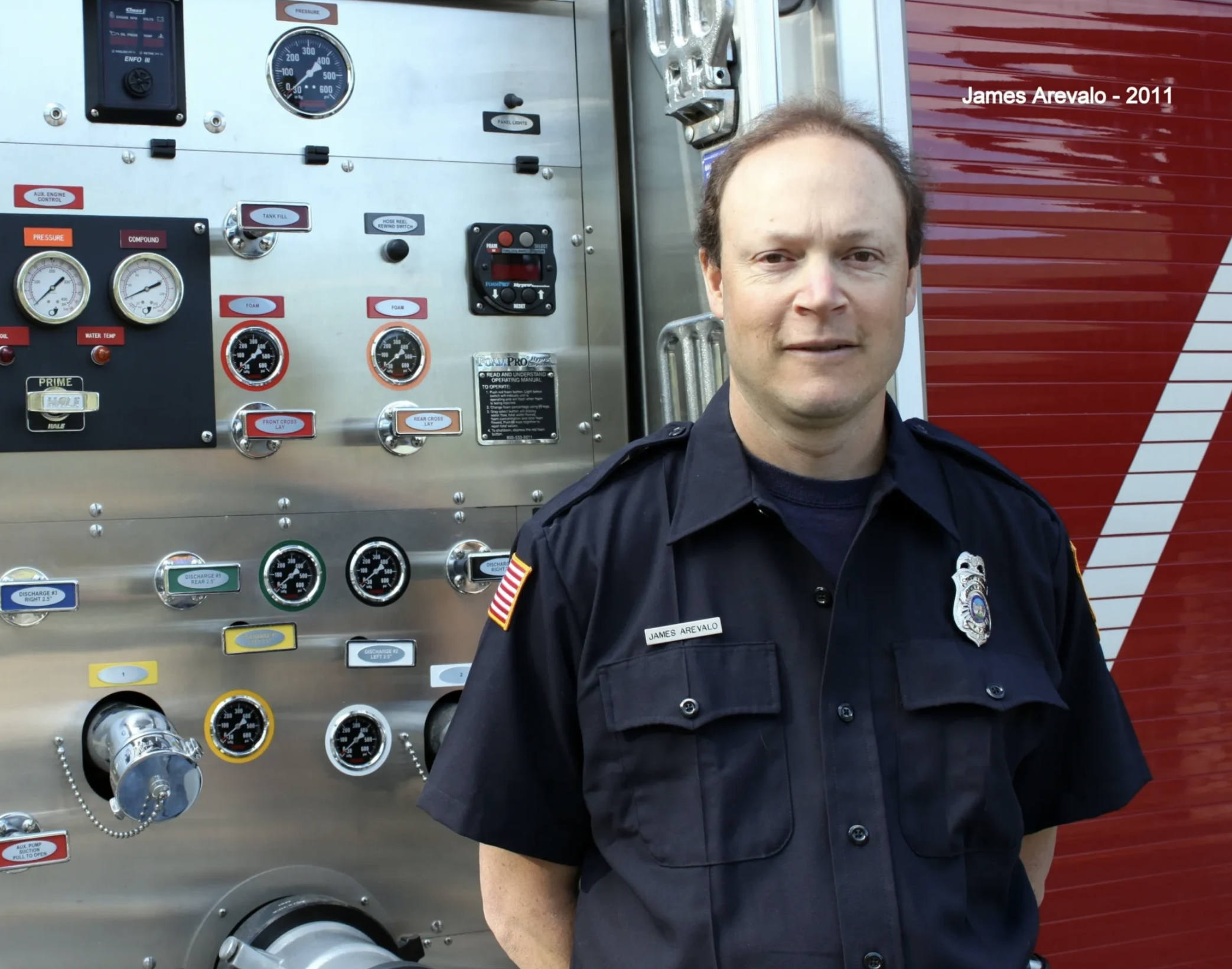 James Arevalo 2011 — firefighter portrait