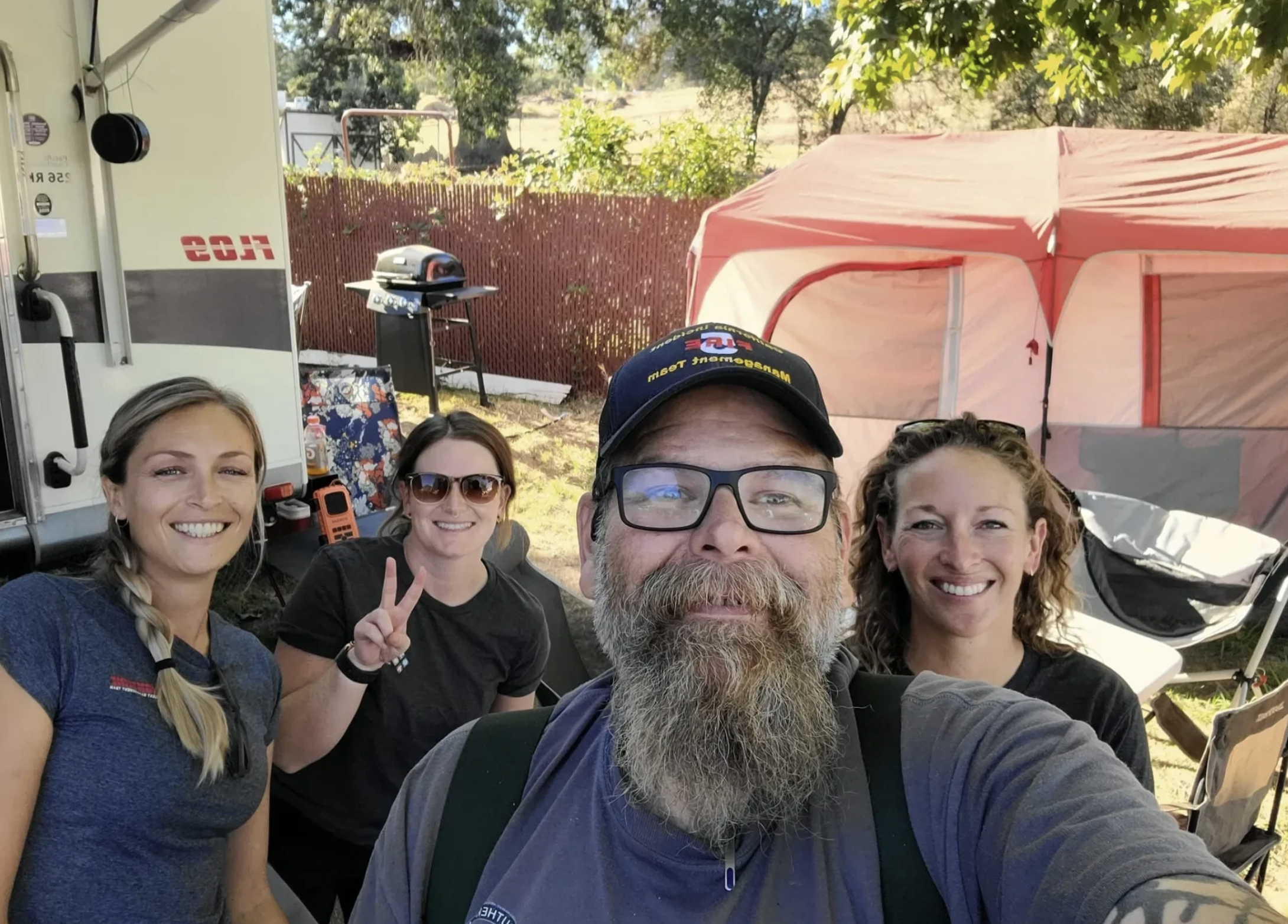 Frontline Medical crew at Mosquito Fire